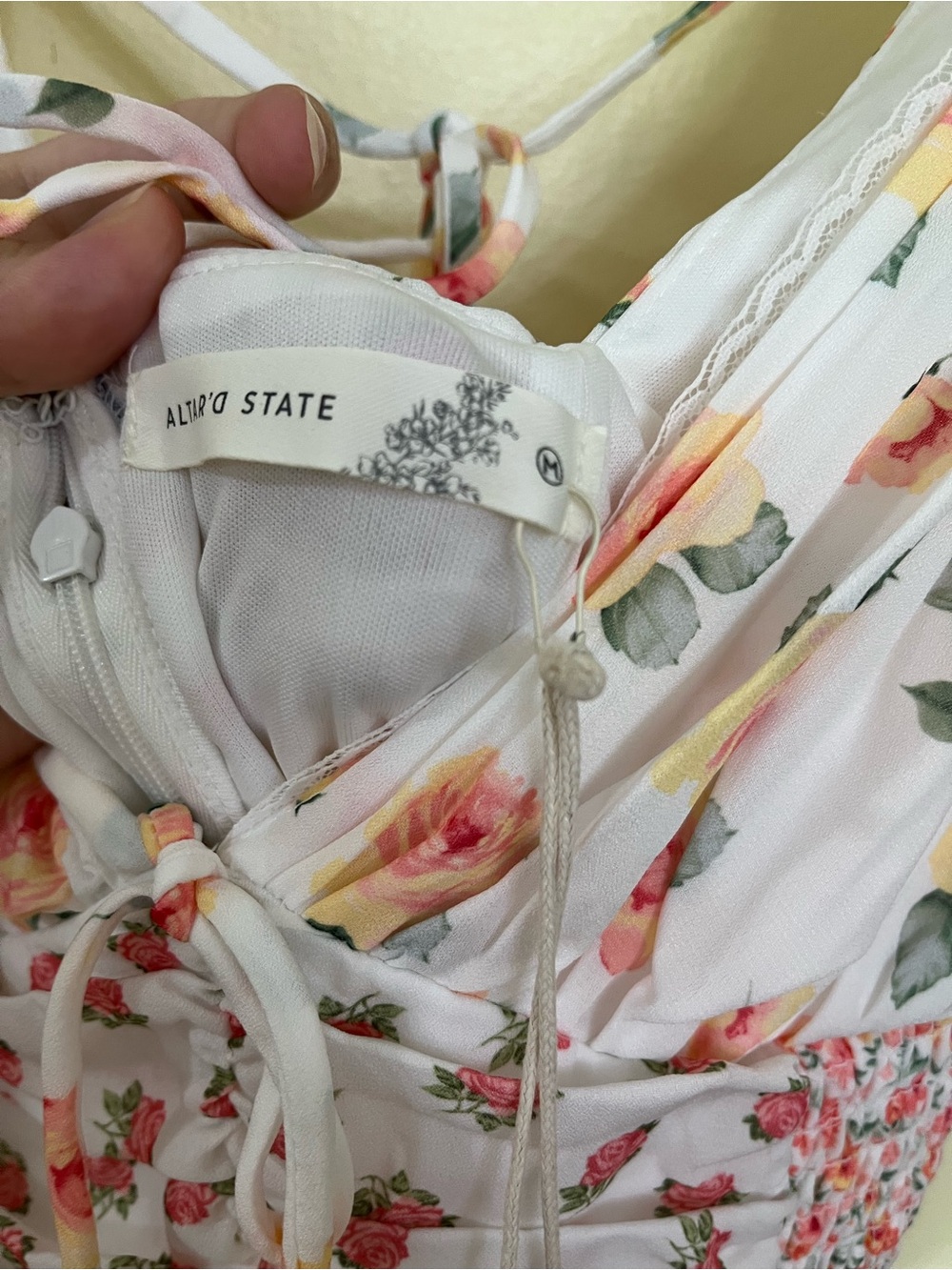 NEW Altar’d State Adley Mixed-Print Mini Dress Size S & M Available NWT - Picture 14 of 16